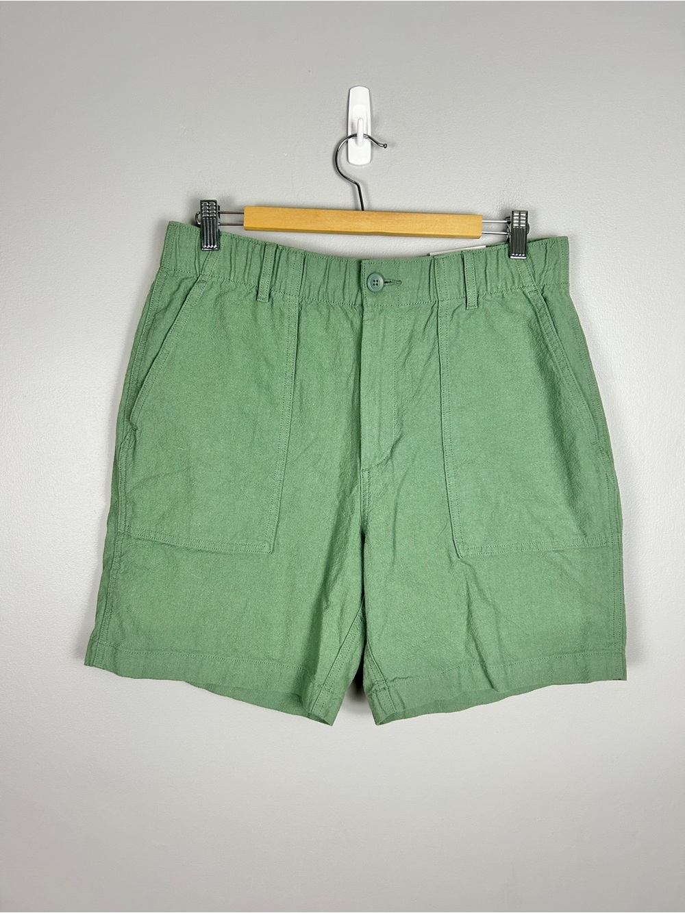 OLD NAVY NWT Relaxed Utility Shorts Green Size Medium Casual Summer Camp Sport